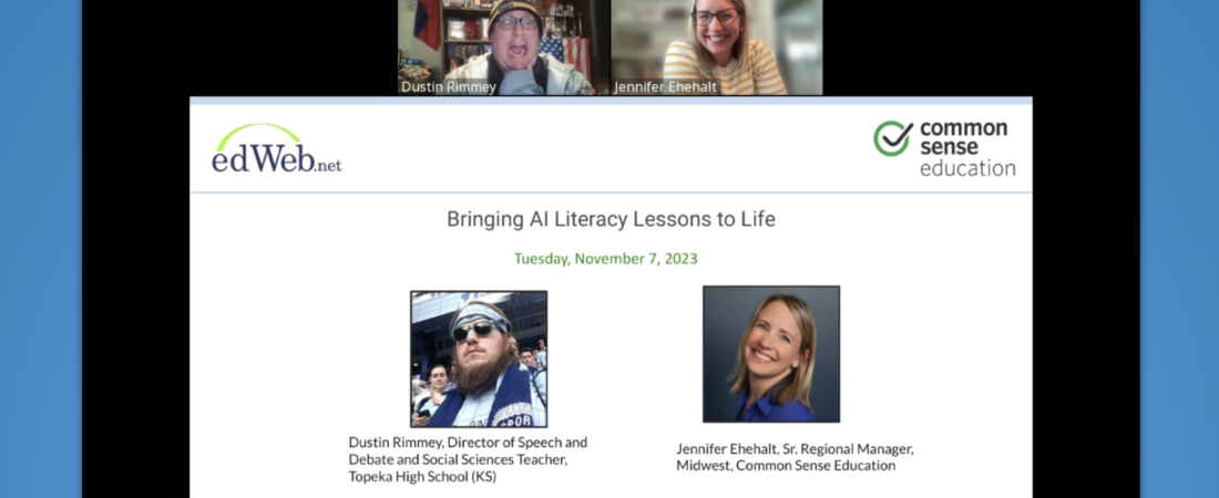 Talking AI With Common Sense Education