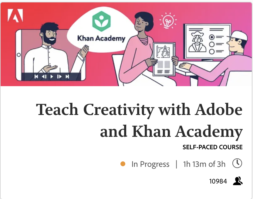 This Khan Academy + Adobe Express has been worth my time!