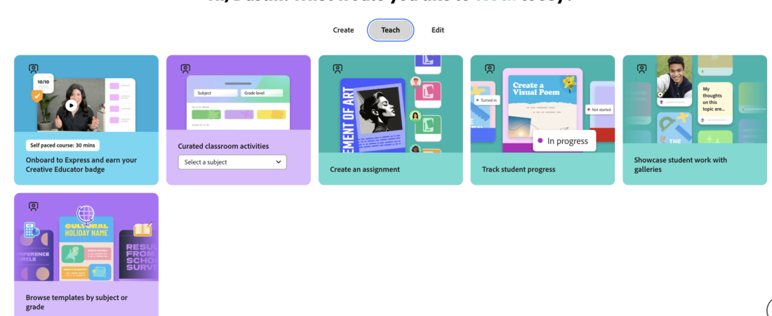 Igniting Student Creativity Using Adobe Express in the Classroom