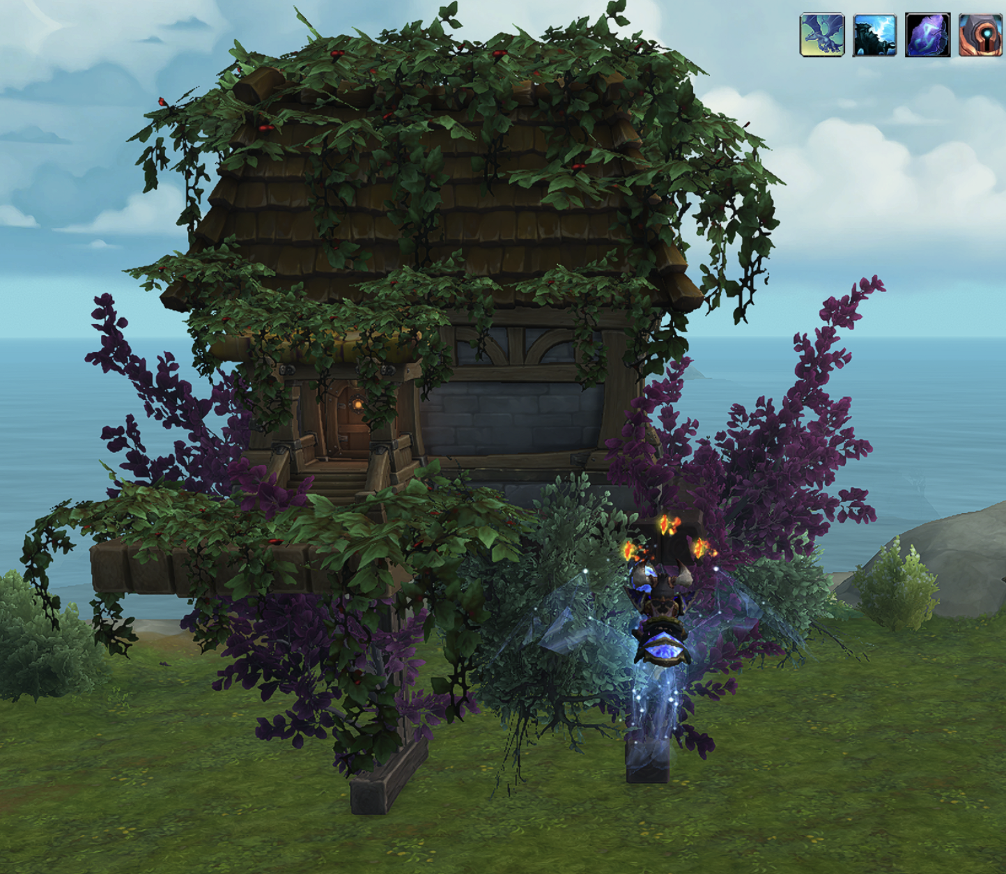 Tinyspoon is taking in version 1.0 of the gnomish Baba Yaga hut.