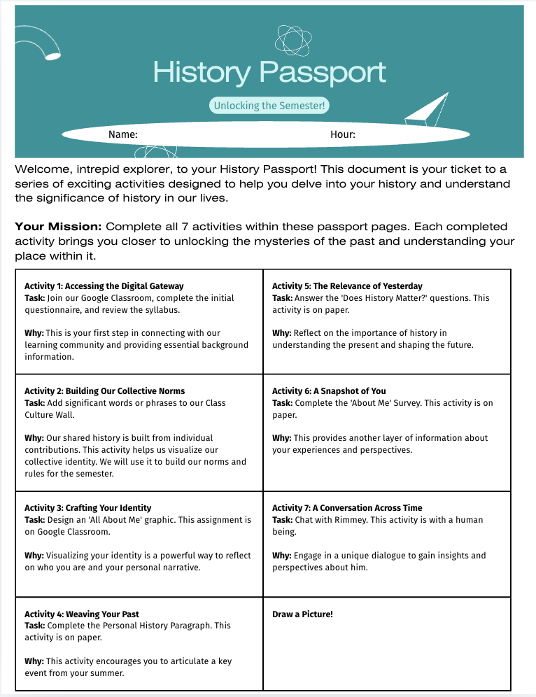 My First Two Days of School, Redesigned Around One Idea: Your Story Matters